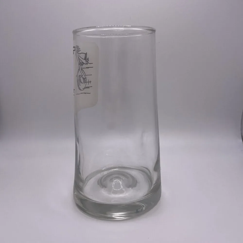 Vintage 1970s  Johnny Hart b.c Caveman on a Wheel  Comic Juice Tumbler